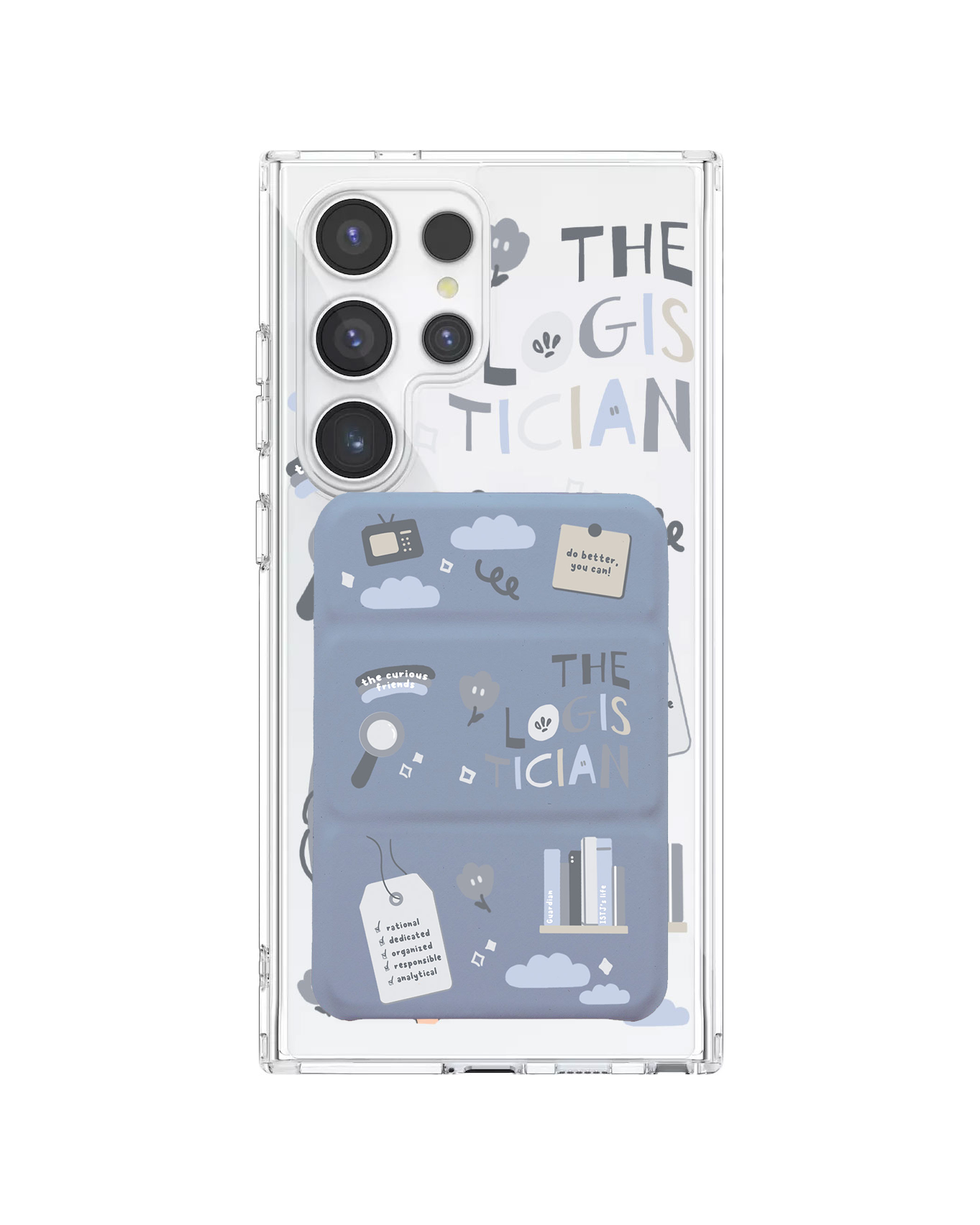 เคสกระเป๋าสตางค์พับสามทบแบบแม่เหล็กสำหรับ Android - ISTJ
