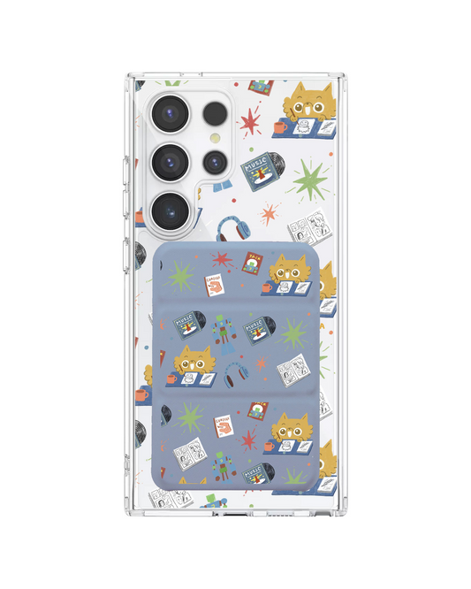Android Magnetic Trifold Wallet Case - Too Much Hobbies