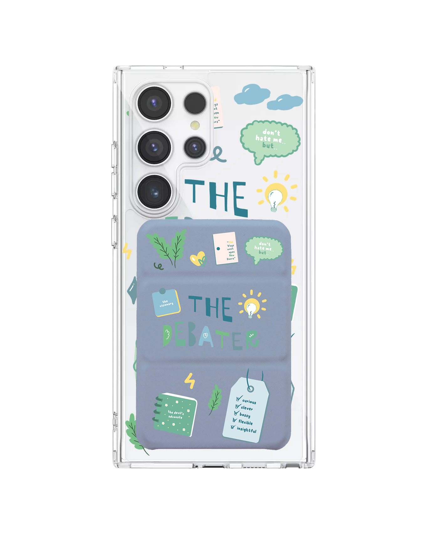 เคสกระเป๋าสตางค์พับสามทบแบบแม่เหล็กสำหรับ Android - ENTP