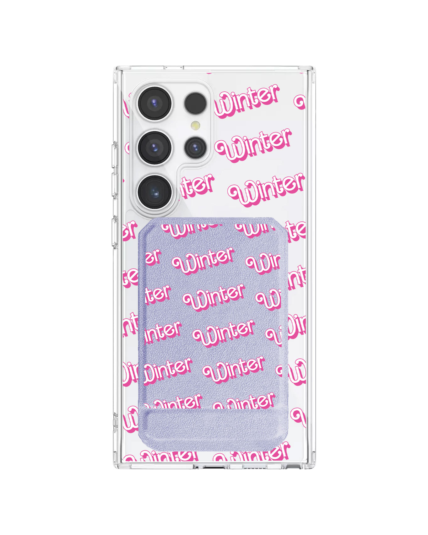 Android Magnetic Multifold Wallet - Barbie Monogram