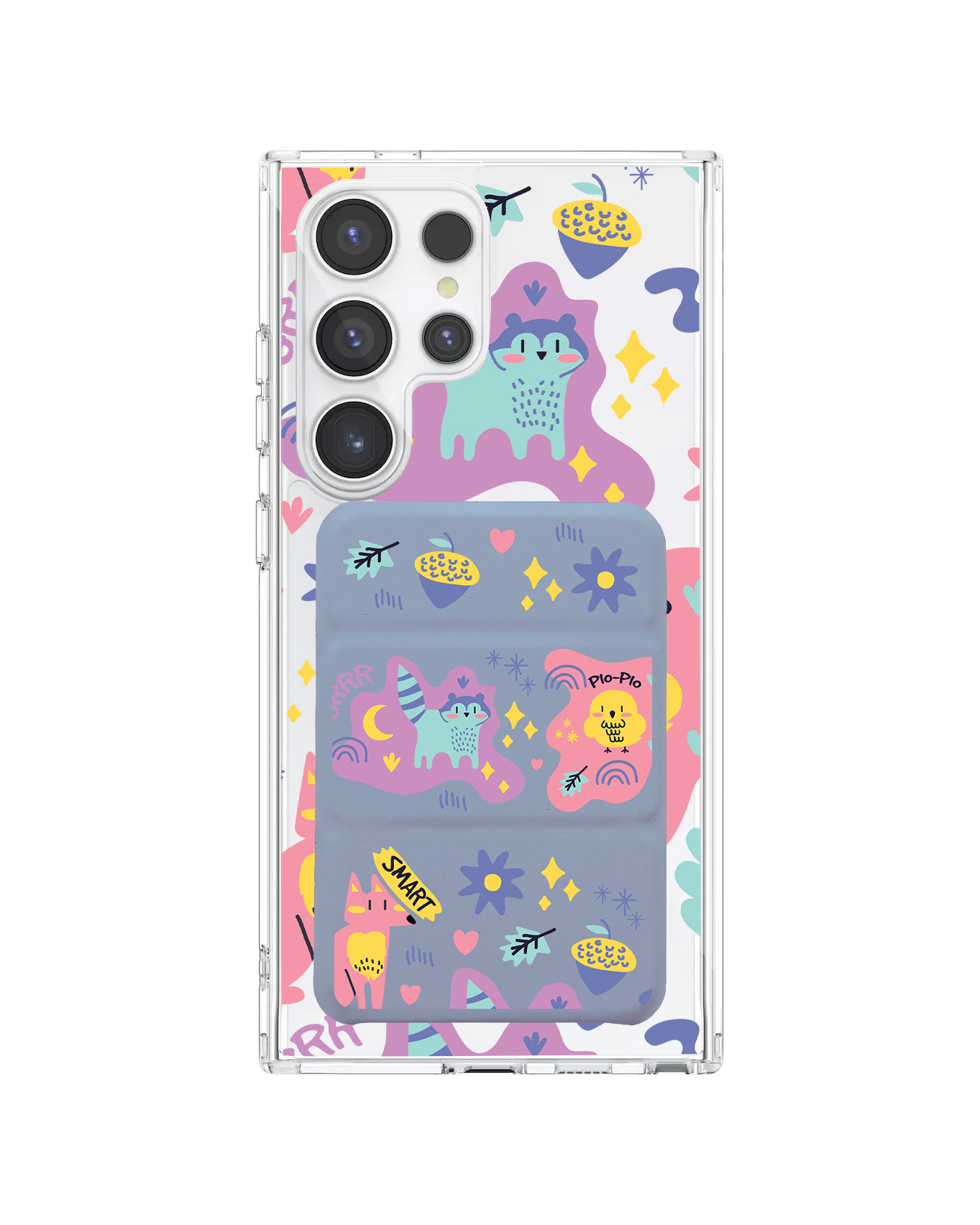 เคสกระเป๋าสตางค์พับสามทบแบบแม่เหล็กสำหรับ Android - Pio & Friends