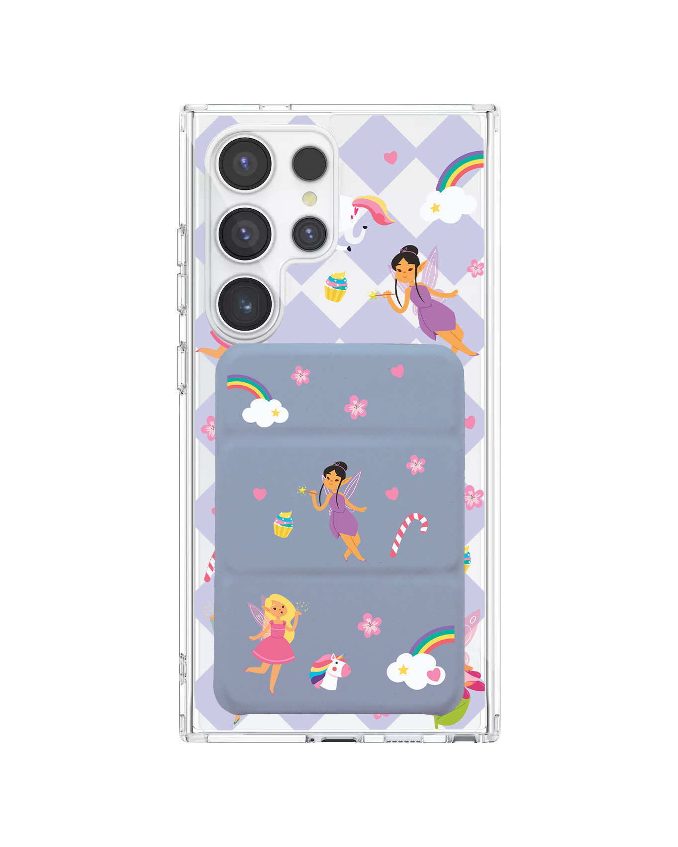เคสกระเป๋าสตางค์พับสามทบแบบแม่เหล็กสำหรับ Android - Little Fairy