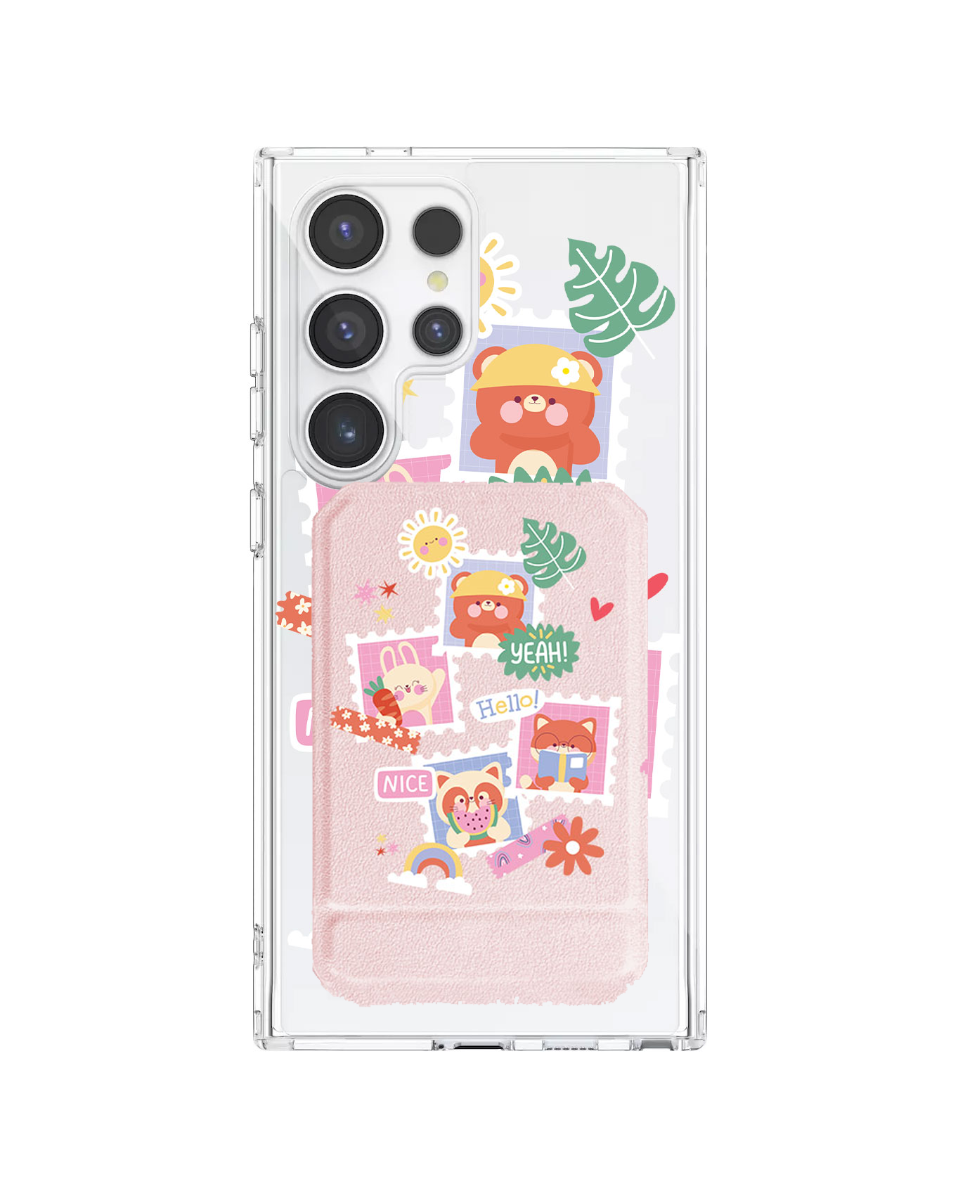 Android Magnetic Multifold Wallet - Animal Squad