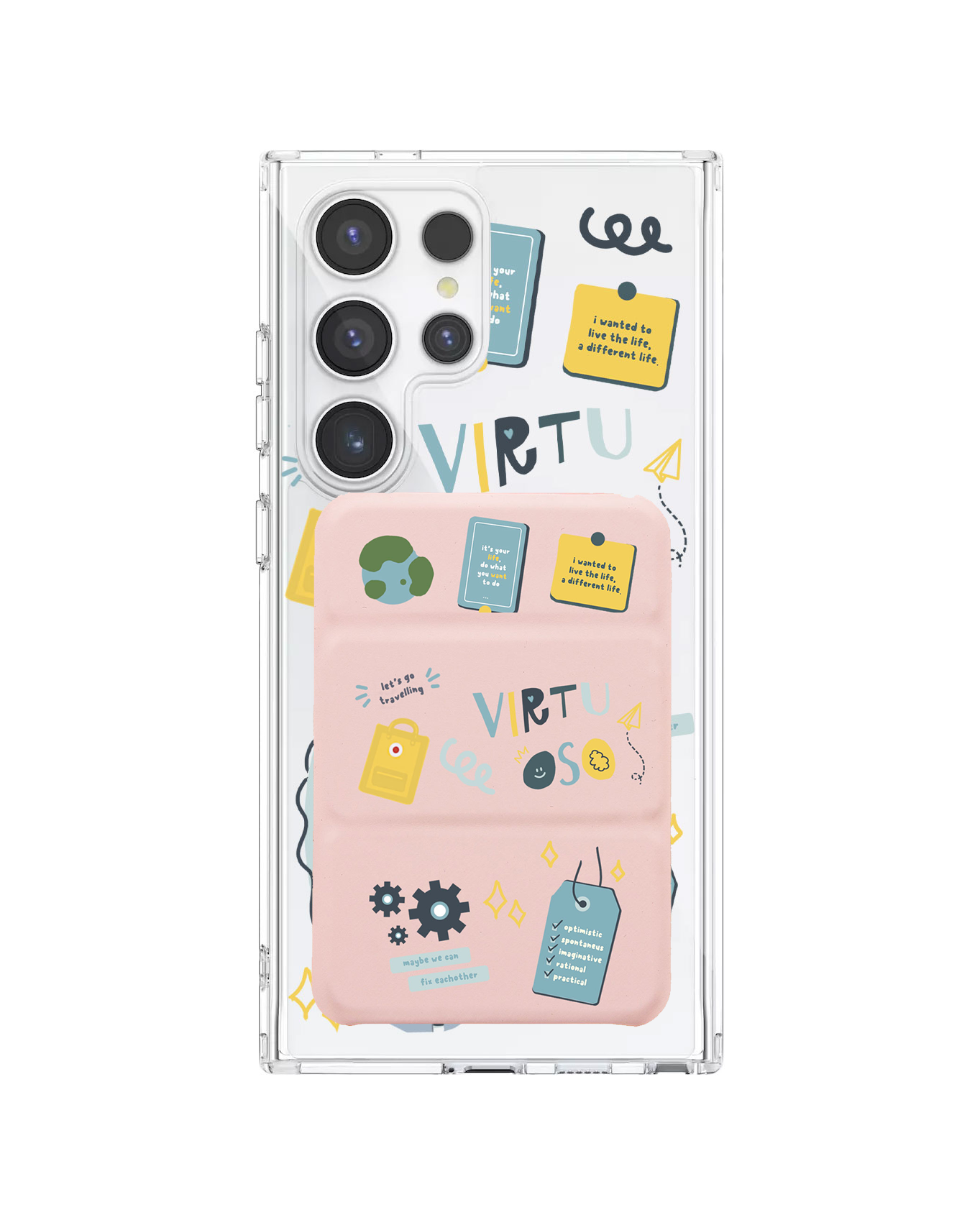 เคสกระเป๋าสตางค์พับสามทบแบบแม่เหล็กสำหรับ Android - ISTP