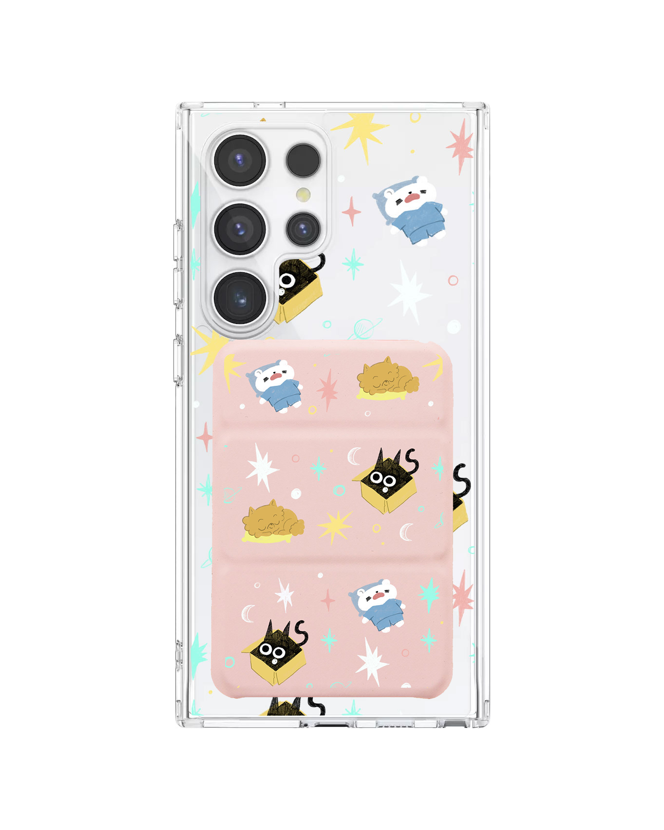 เคสกระเป๋าสตางค์พับสามทบแบบแม่เหล็กสำหรับ Android - Nightover