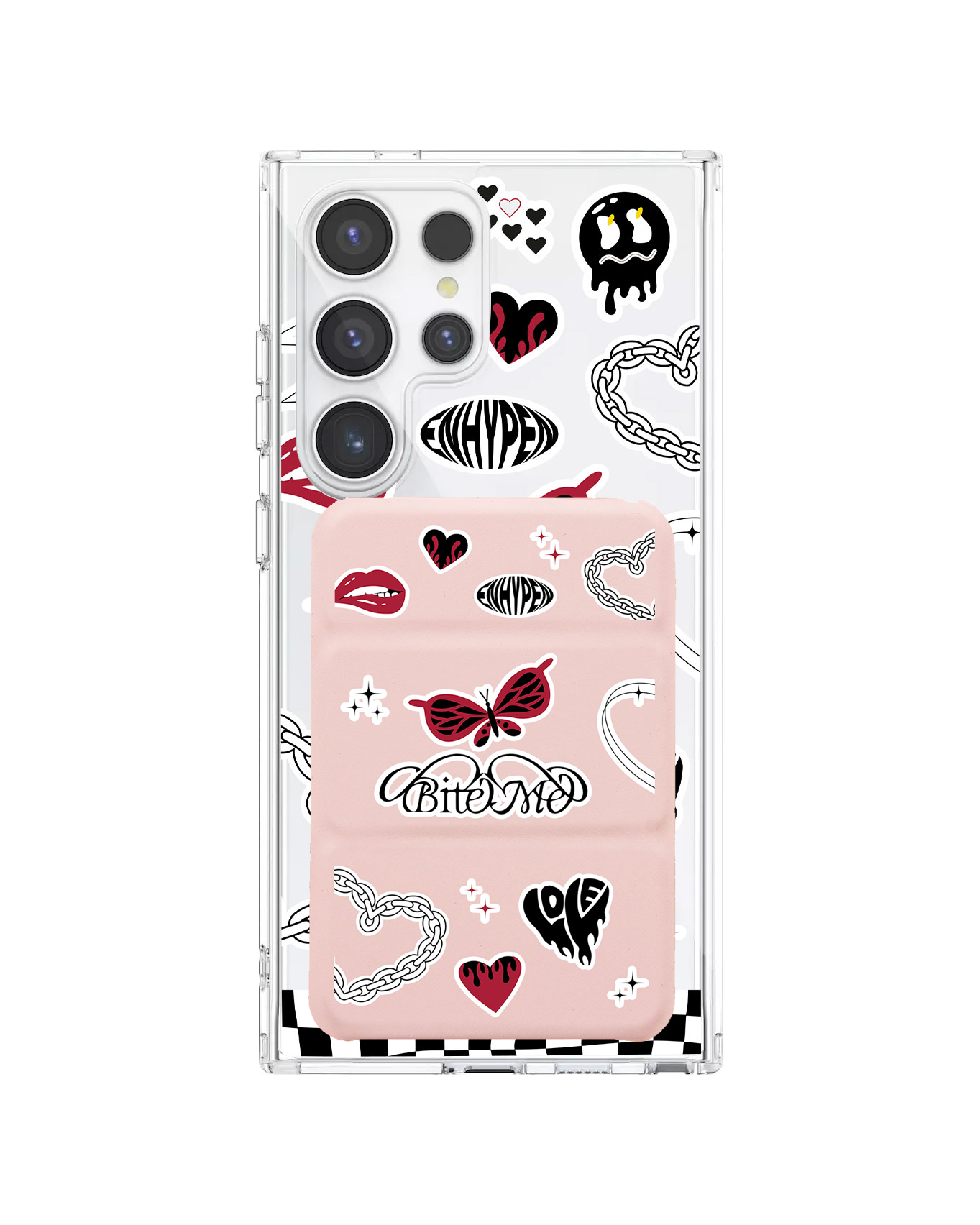 เคสกระเป๋าสตางค์พับสามทบแบบแม่เหล็กสำหรับ Android - Enhypen Bite Me