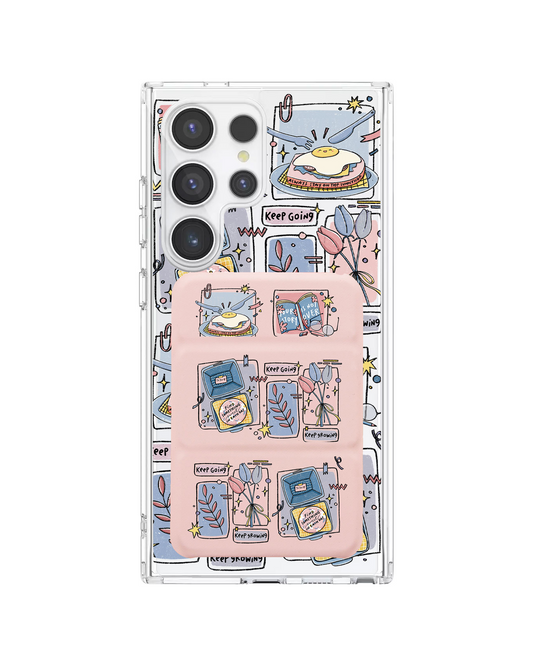 Android Magnetic Trifold Wallet Case - Grow