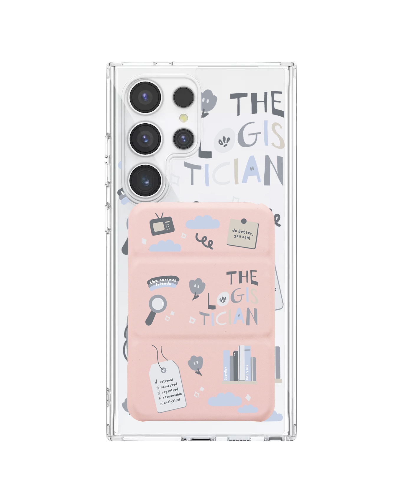 เคสกระเป๋าสตางค์พับสามทบแบบแม่เหล็กสำหรับ Android - ISTJ