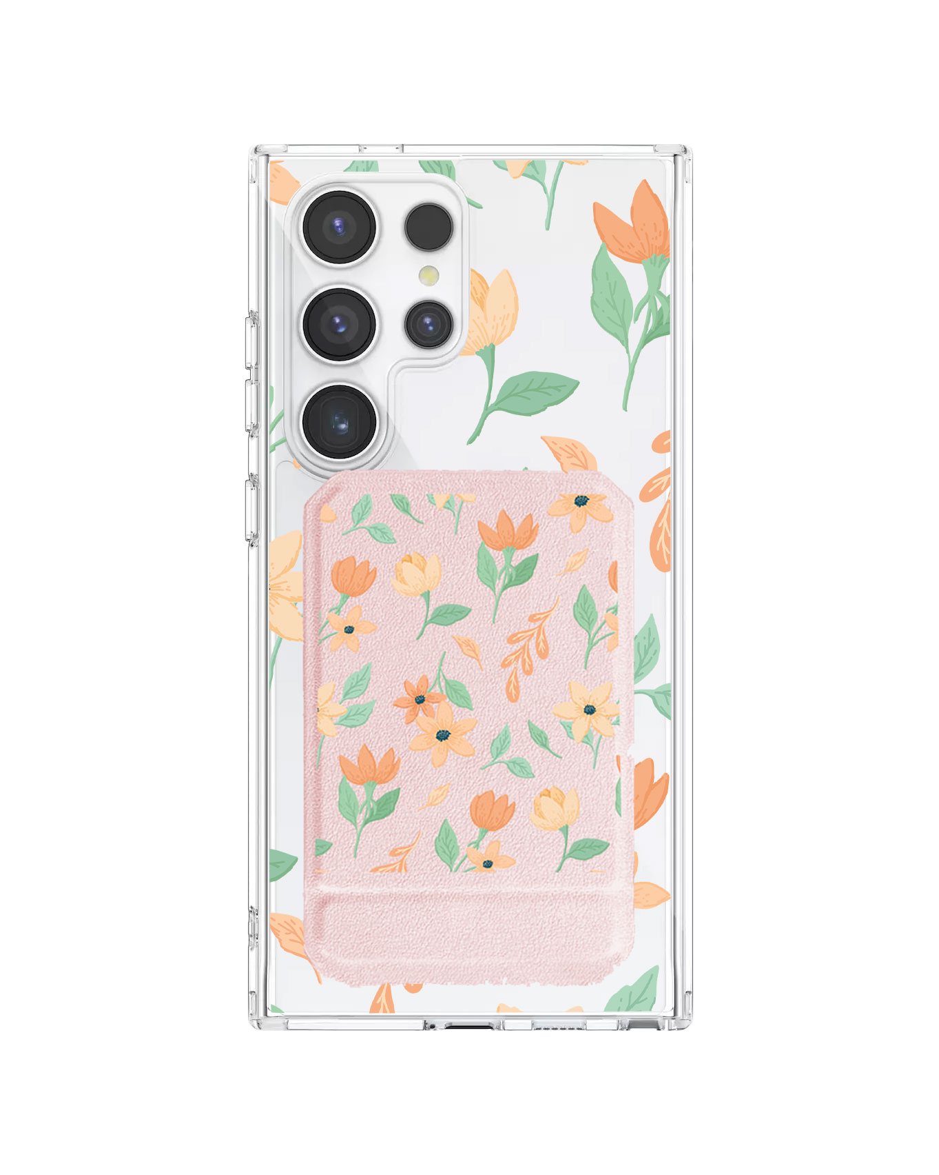 Android Magnetic Multifold Wallet - Birth Flower 4.0