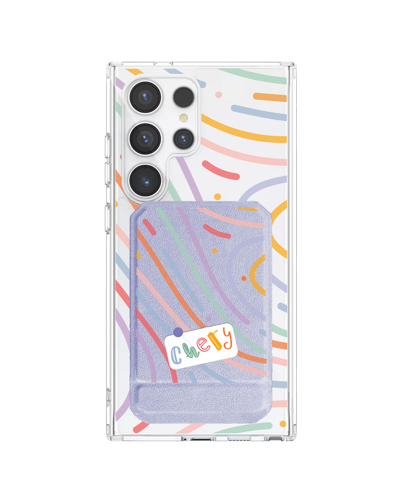 Android Magnetic Multifold Wallet - Doodle 2.0 Monogram