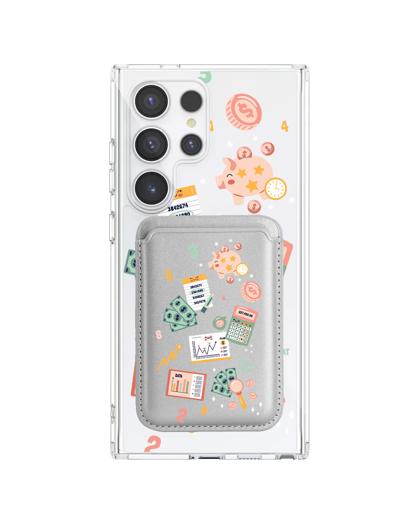 Android Magnetic Wallet Case - Finance