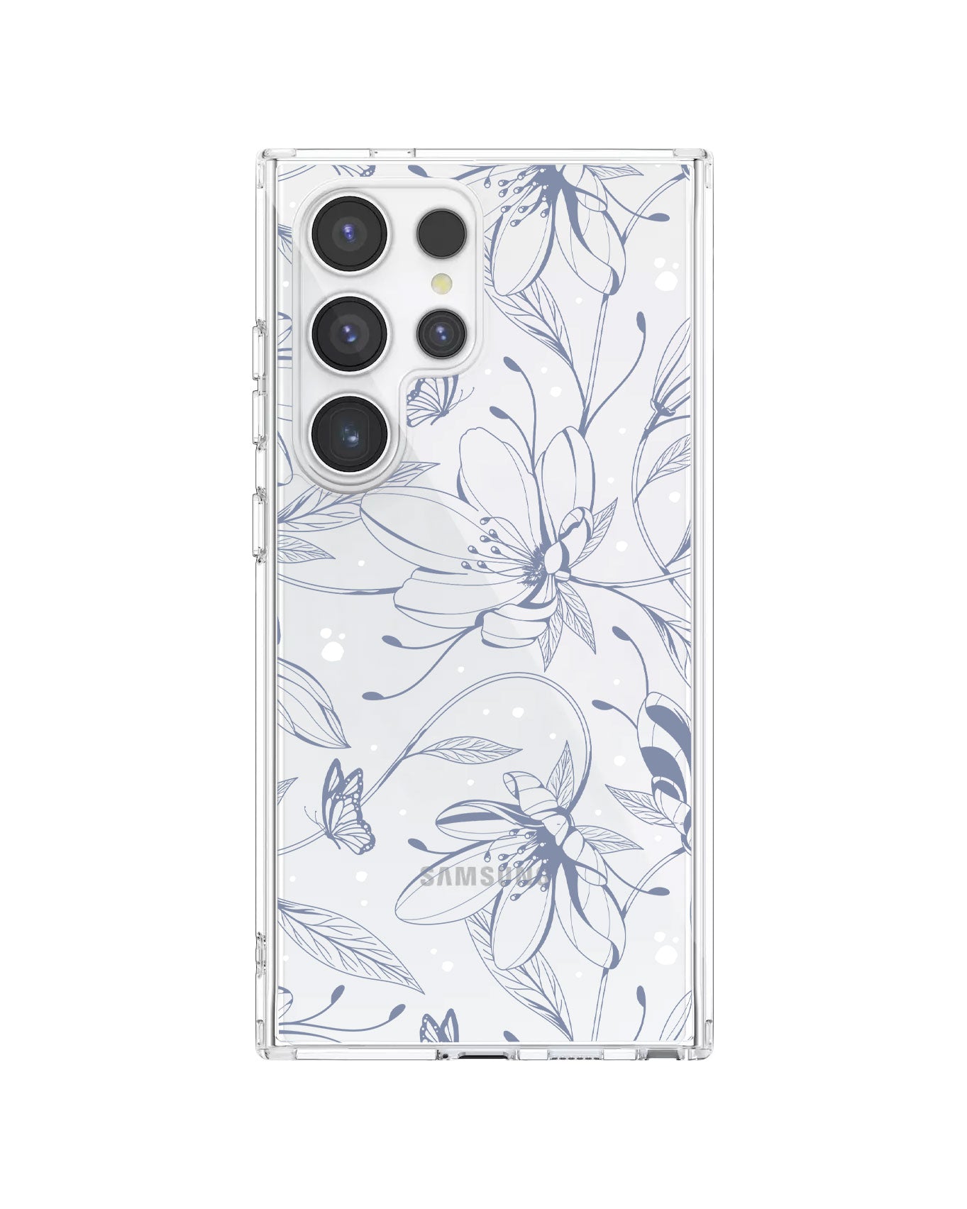 Android Rearguard Hybrid - Sketchy Flower & Butterfly 2.0