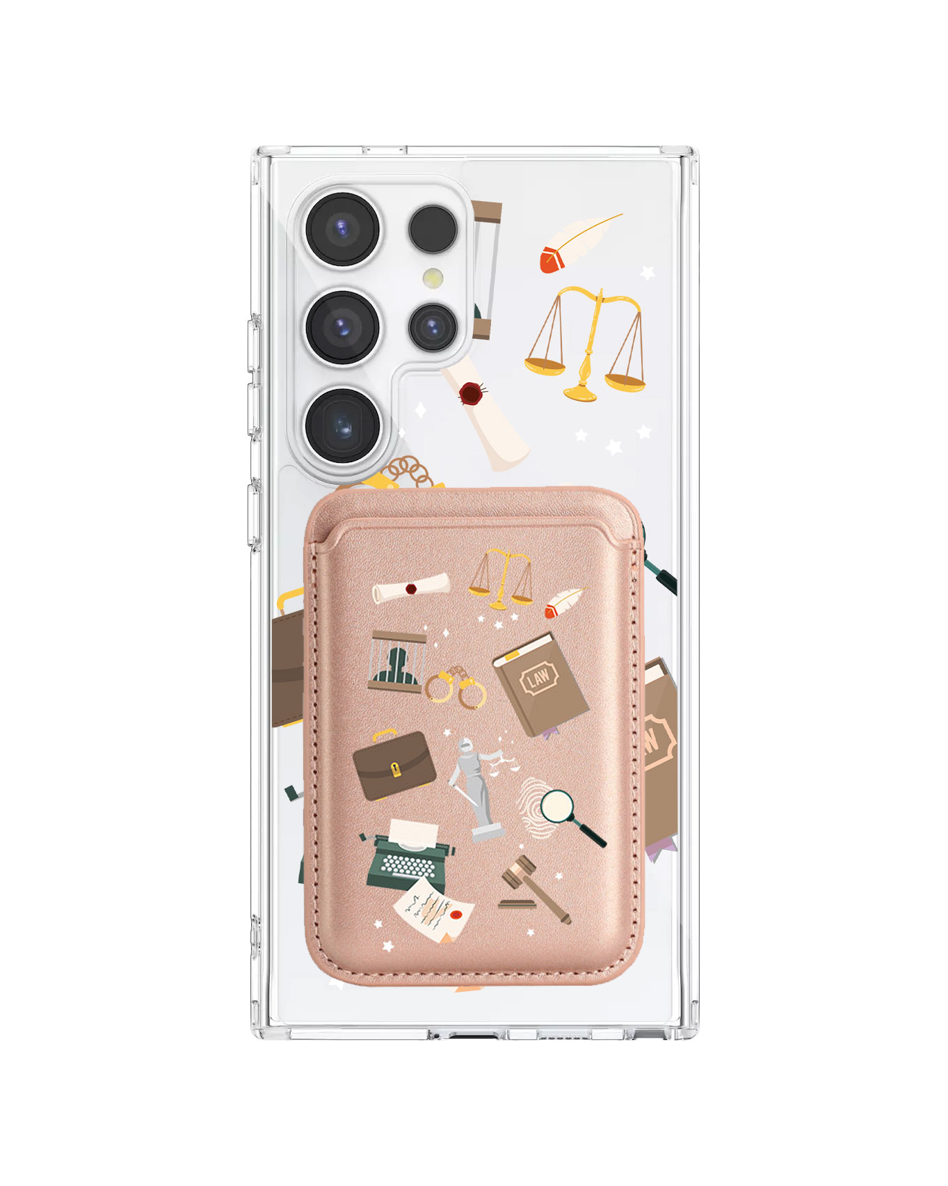 Android Magnetic Wallet Case - Lawyer