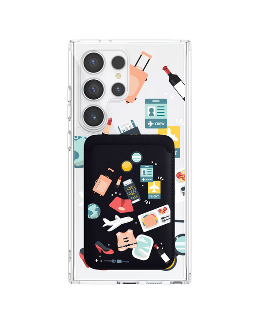 Android Magnetic Wallet Case - Stewardess