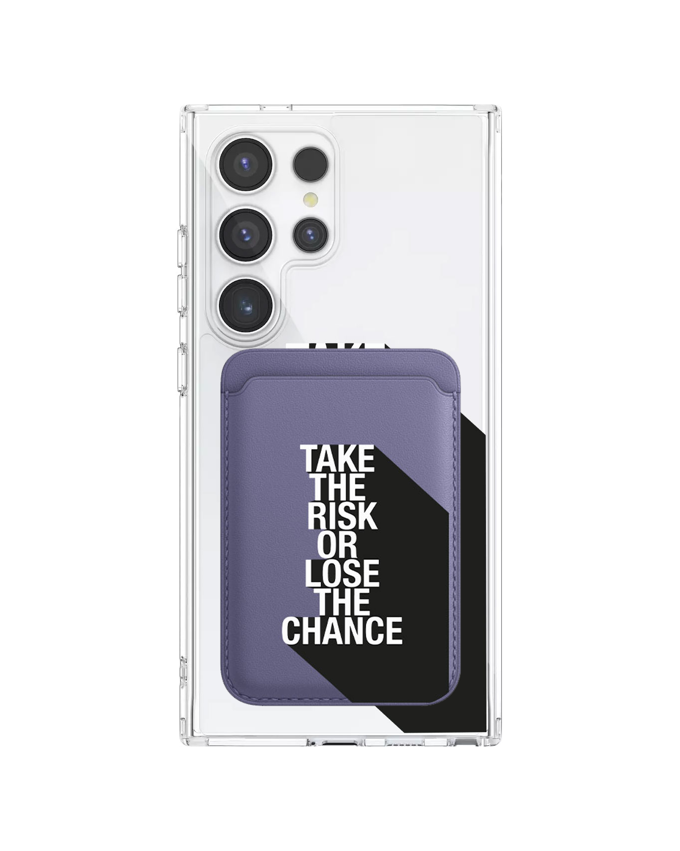 Android Magnetic Wallet Case - Take the Risk