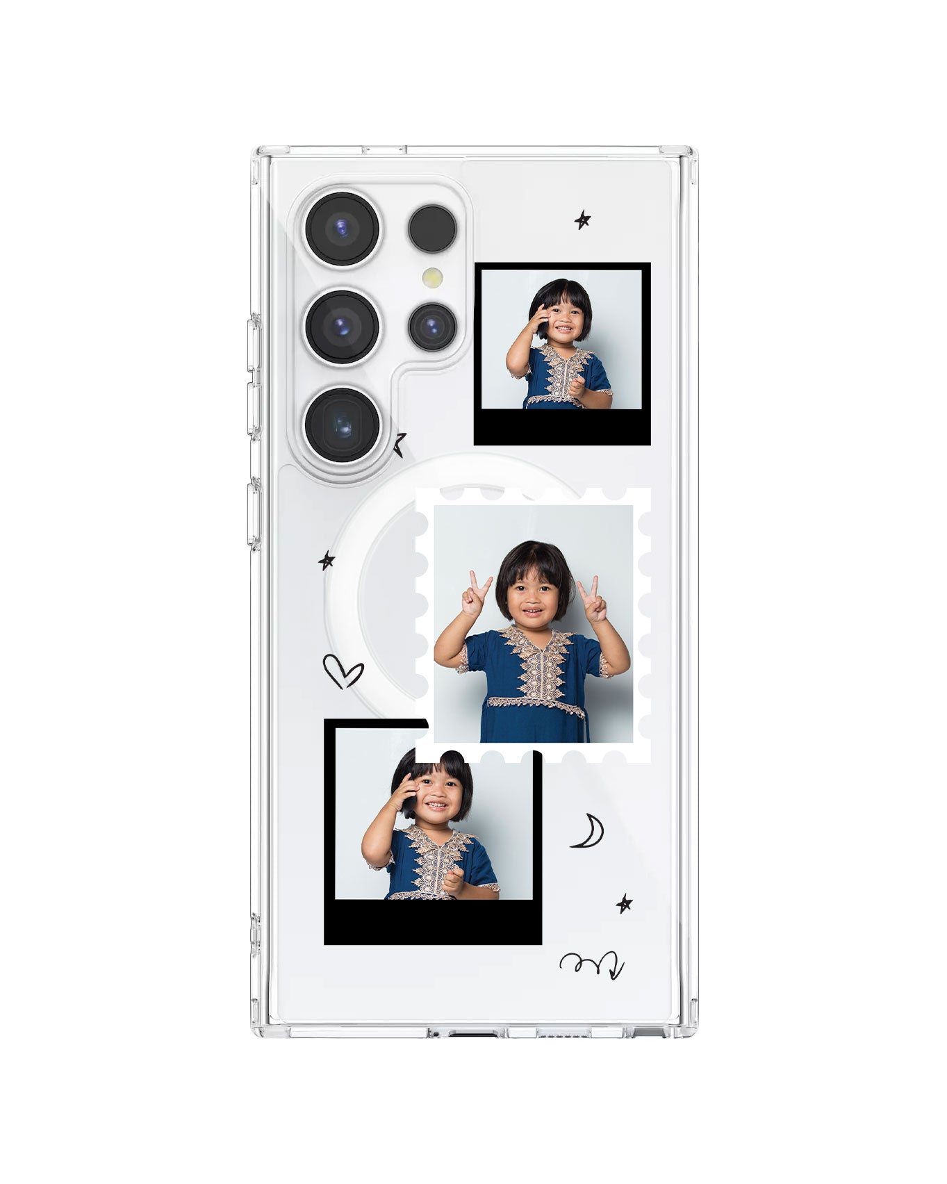 Android Rearguard Hybrid - Face Grid Black Polaroid