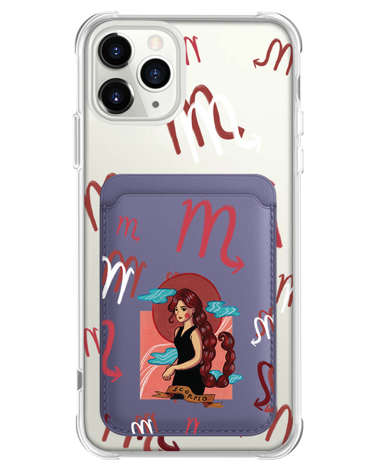 حافظة محفظة مغناطيسية للآيفون - سكوربيو