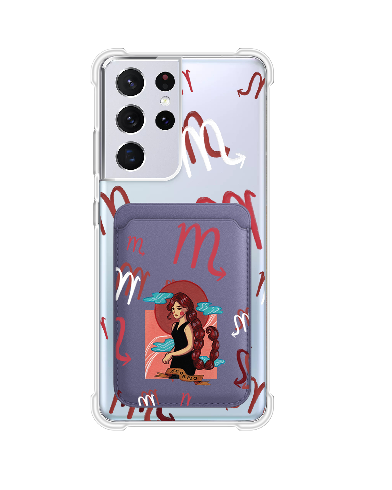 Android Magnetic Wallet Case - Scorpio
