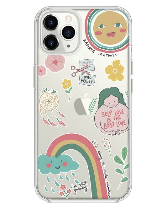 واقي خلفي هجين لجهاز iPhone - Self Love 1.0