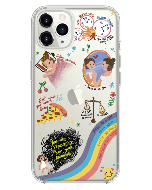 واقي خلفي هجين لجهاز iPhone - Self Love 2.0