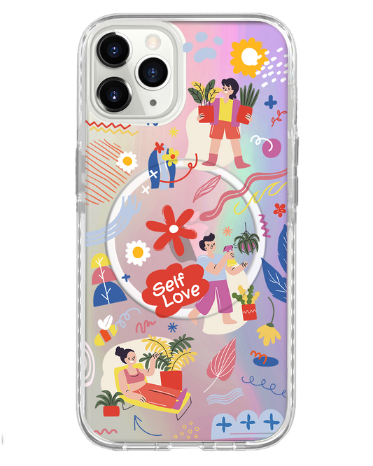 مجموعة ملصقات حب الذات - حماية خلفية للآيفون - الإصدار 1.0