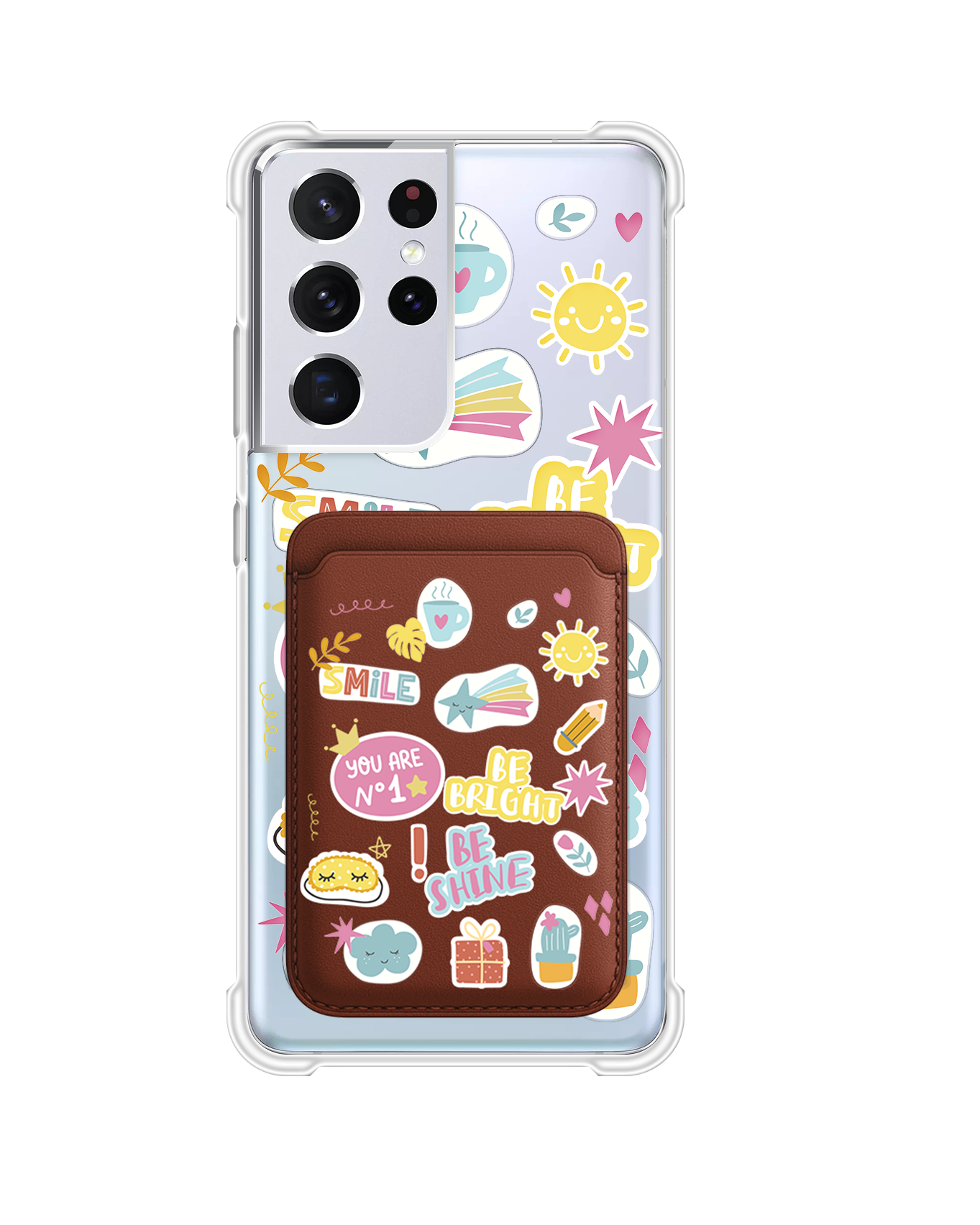 Android Magnetic Wallet Case - Self Love Sticker Pack 3.0