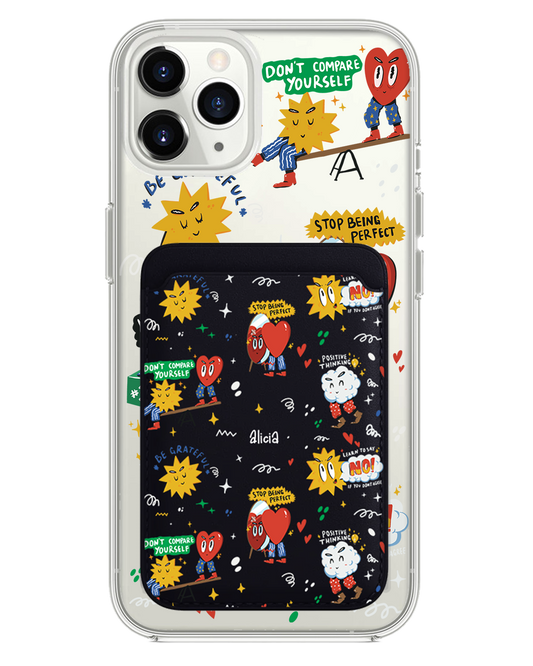 حافظة محفظة مغناطيسية للآيفون - حب بلا أنانية 2.0