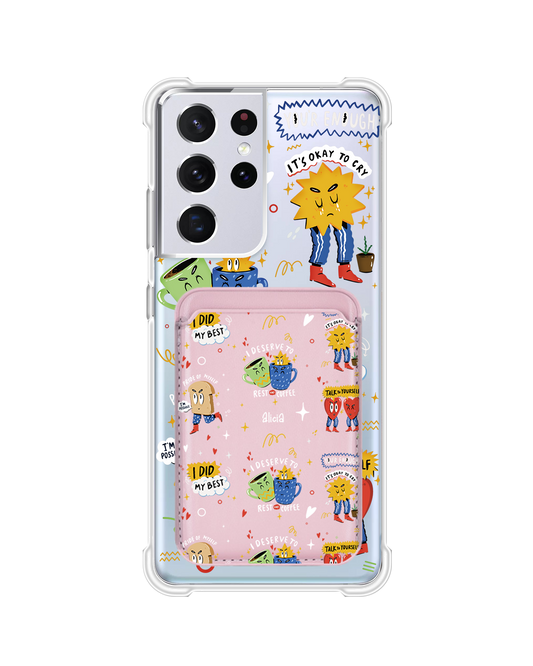 Android Magnetic Wallet Case - Selfless Love 3.0