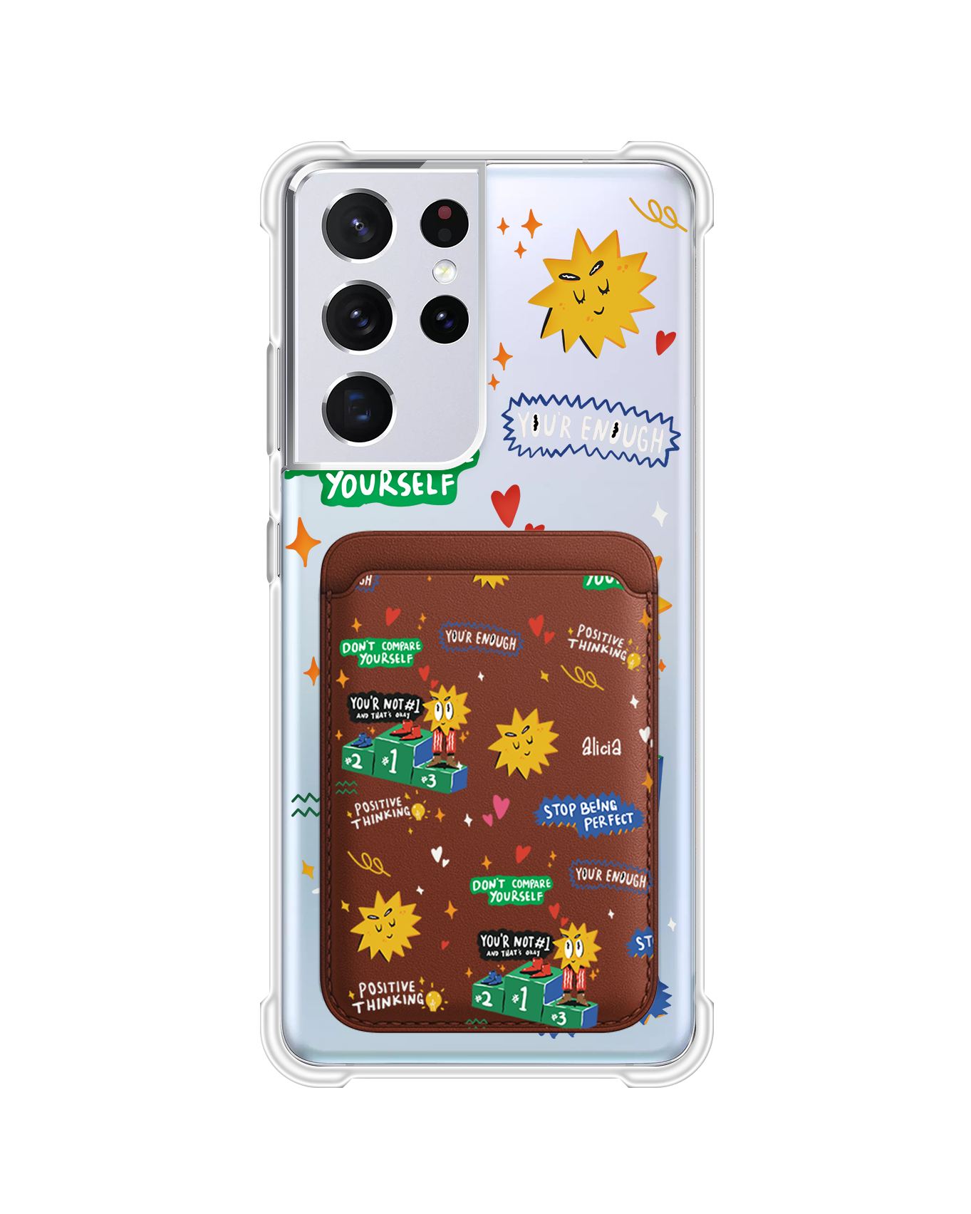 حافظة مغناطيسية لأجهزة أندرويد - Selfless Love 4.0