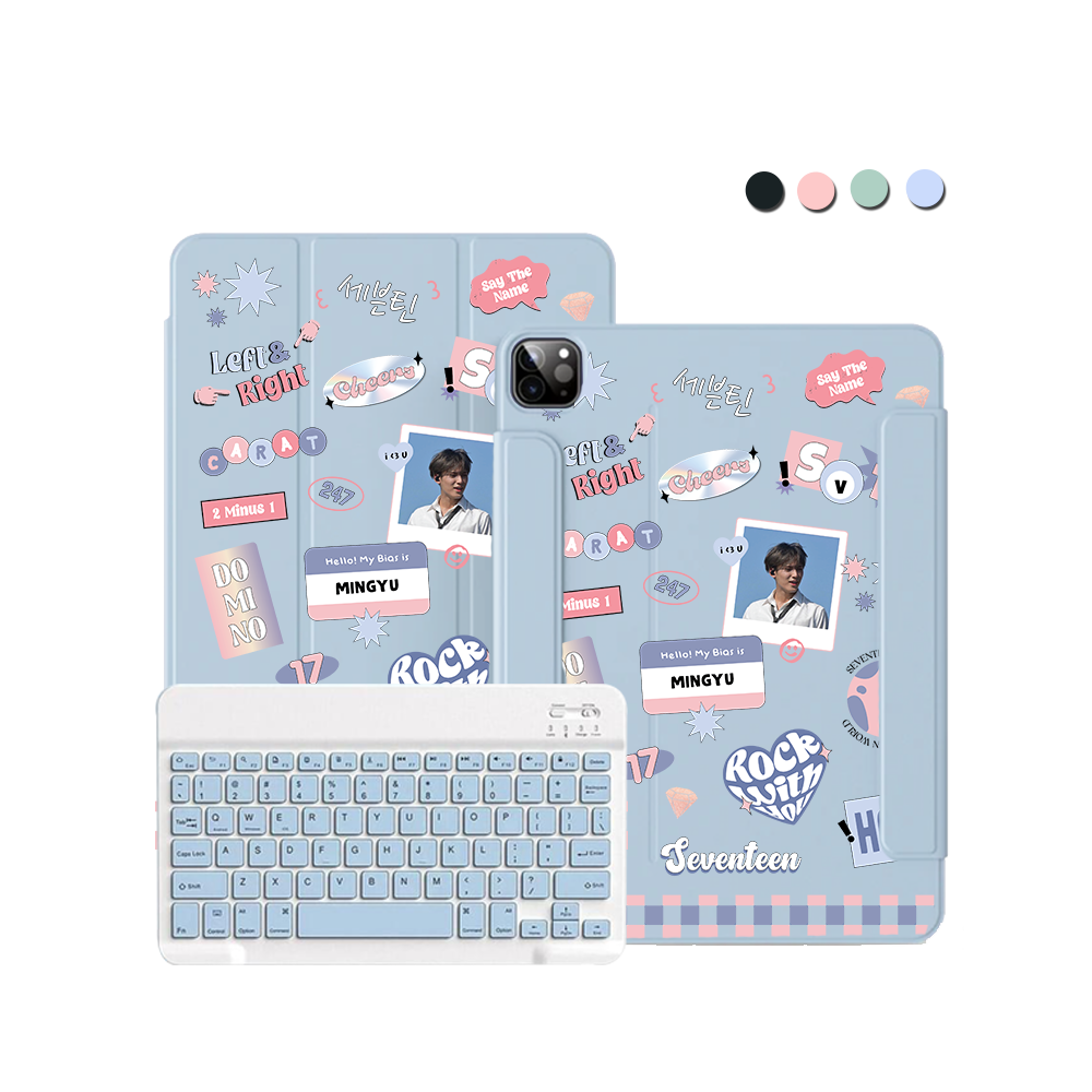 ฝาพับคีย์บอร์ดไร้สายสำหรับ iPad / Android - Seventeen World
