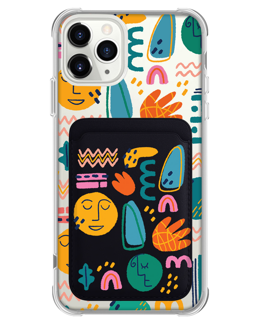 حافظة مغناطيسية لهاتف iPhone - فن صامت