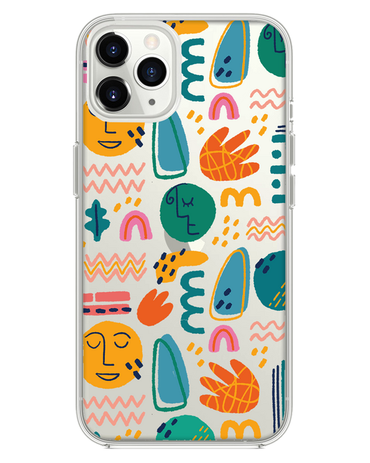 واقي خلفي هجين للآيفون - فن صامت