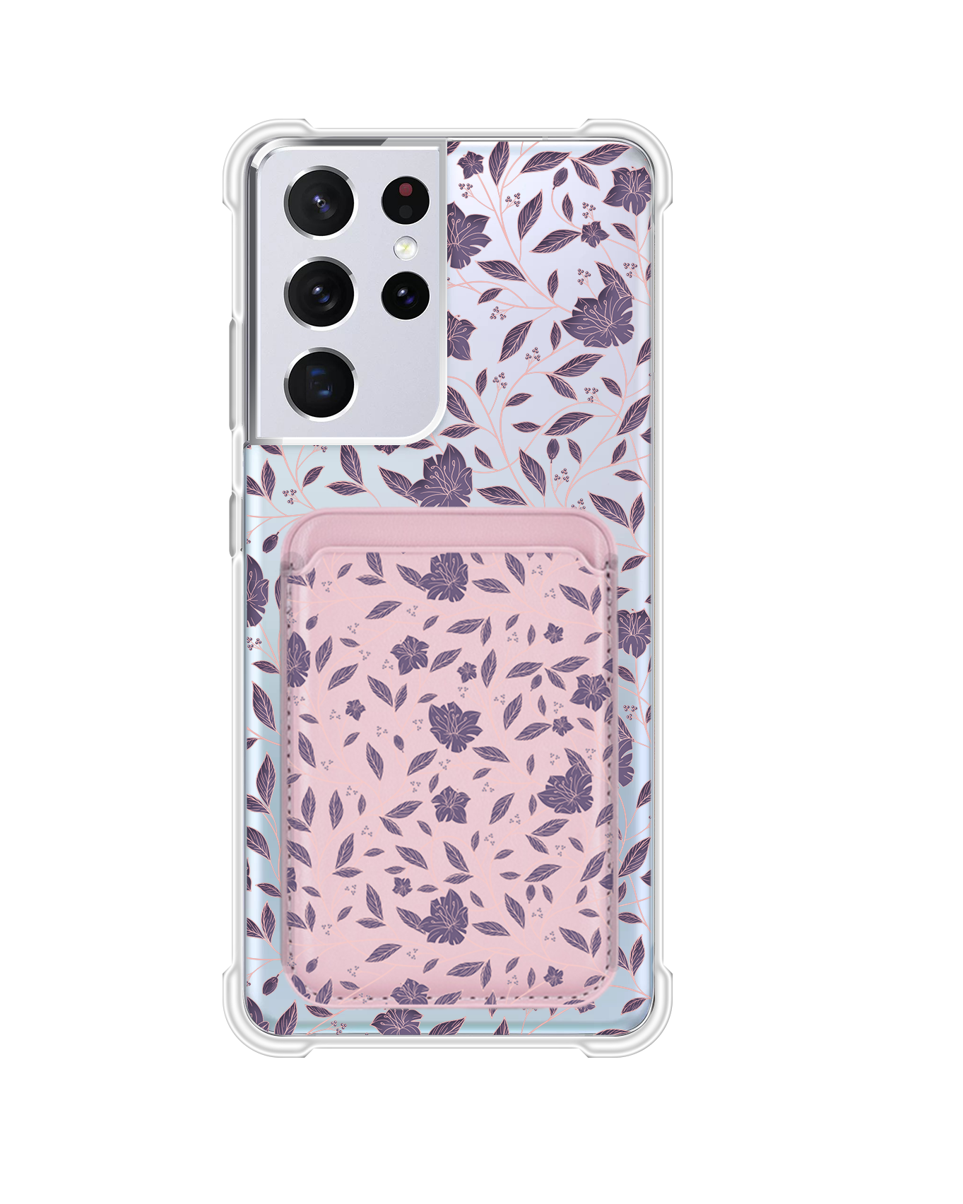 เคสกระเป๋าสตางค์แม่เหล็กสำหรับ Android - Sketchy Flower 4.0
