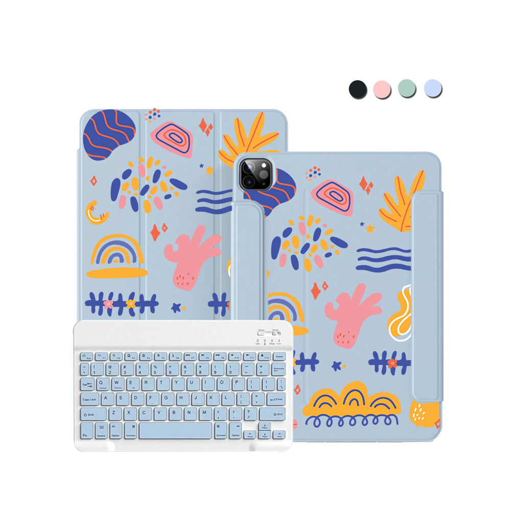 ฝาพับคีย์บอร์ดไร้สายสำหรับ iPad / Android Tab - ฤดูใบไม้ผลิมาถึงแล้ว