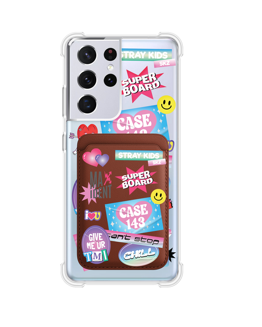 Android Magnetic Wallet Case - Stray Kids Case 143
