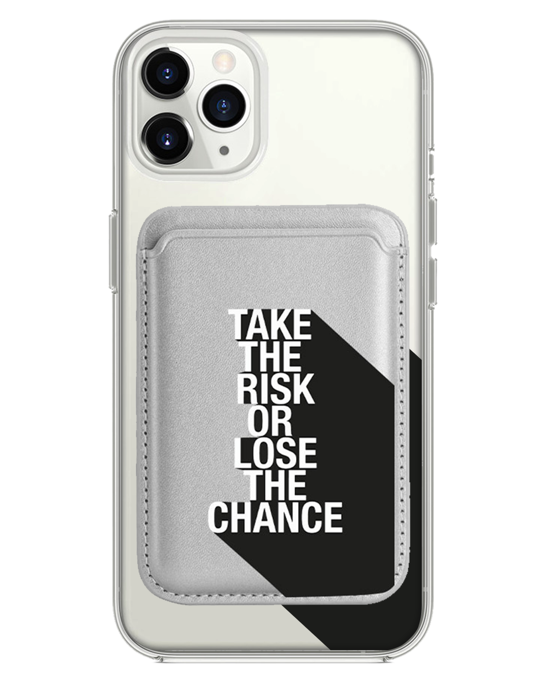 iPhone Magnetic Wallet Case - Take the Risk