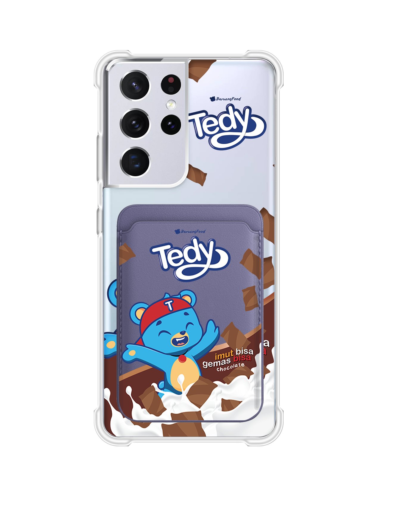 Android Magnetic Wallet Case - Tedy