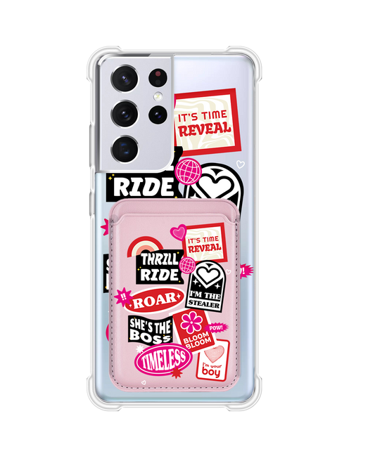 Android Magnetic Wallet Case - The Boyz Song Sticker Pack