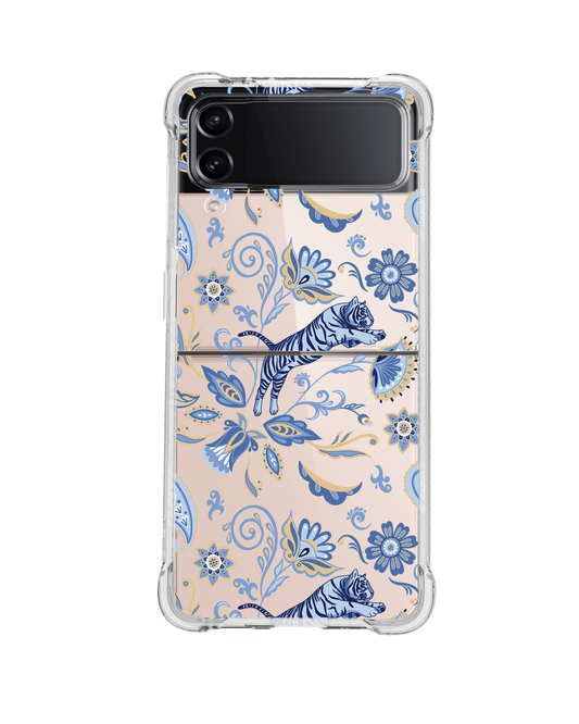 Android Flip / Fold Rearguard Hybrid - Tiger & Floral