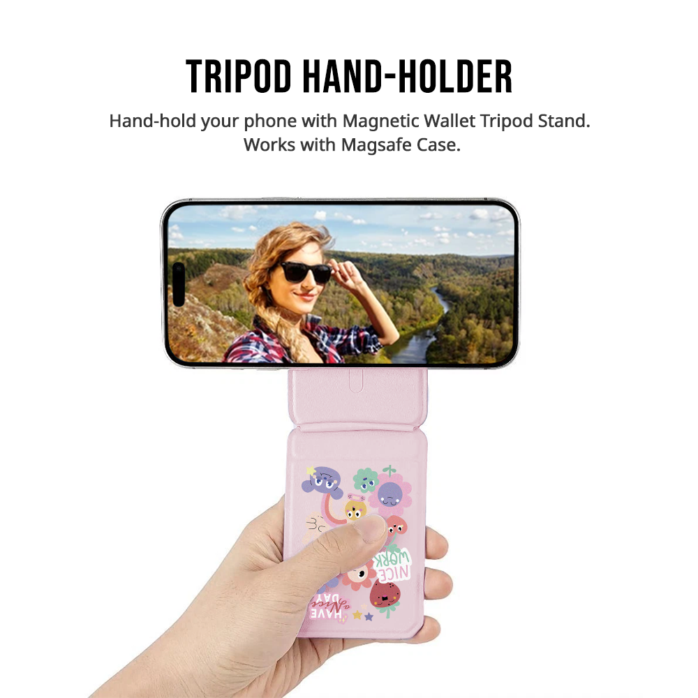 iPhone Magnetic Multifold Wallet - Aespa Spicy