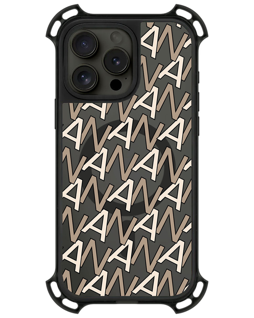 iPhone Rearguard UltimateZ - CUSTOM MONOGRAM 3.0 Initial 4.0