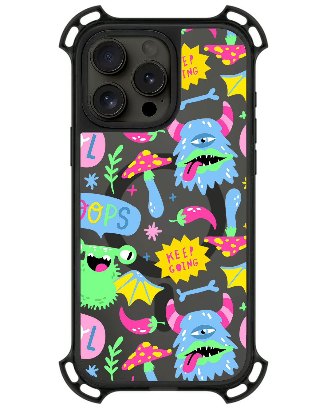 iPhone Rearguard UltimateZ - Monster say Keep Going