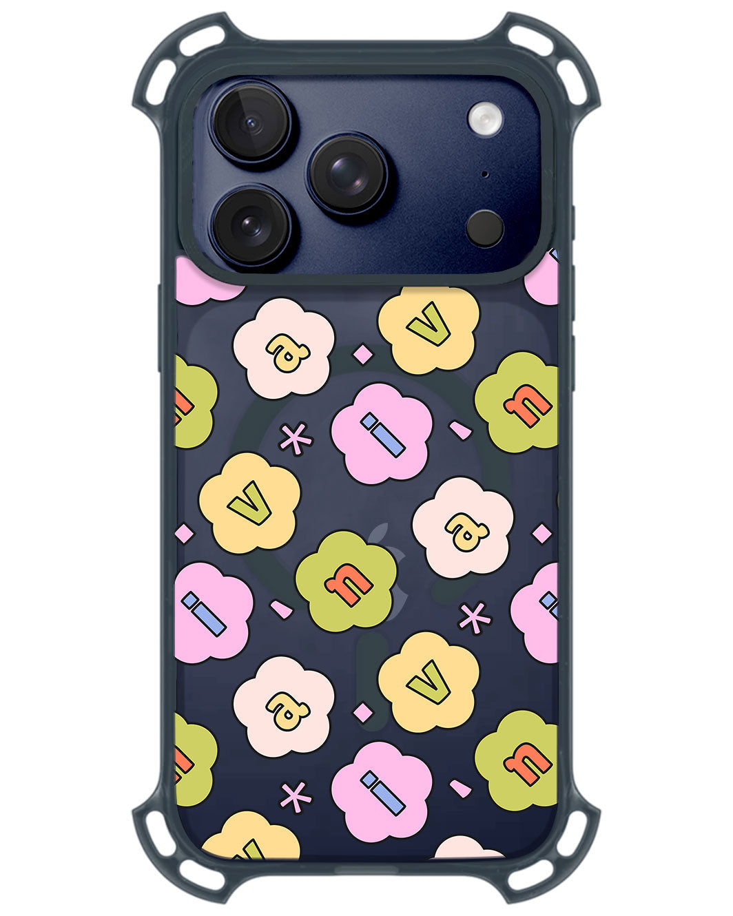 iPhone Rearguard UltimateZ - CUSTOM MONOGRAM 3.0 Flower Petals 1.0