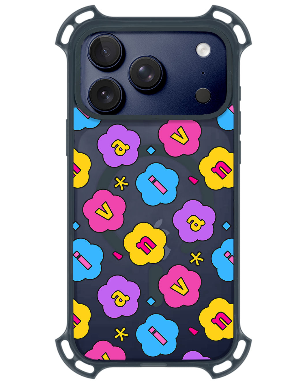 iPhone Rearguard UltimateZ - CUSTOM MONOGRAM 3.0 Flower Petals 4.0