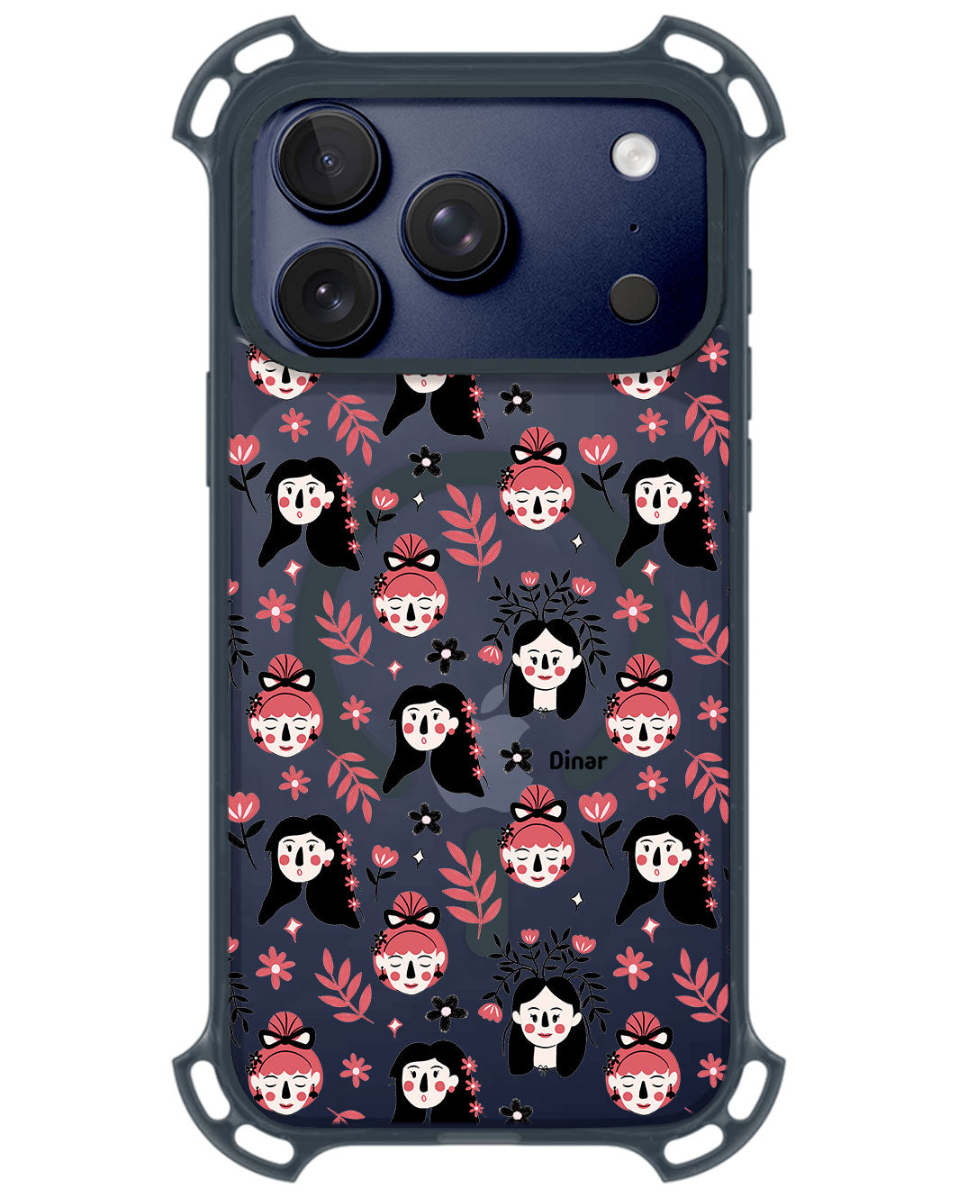 iPhone Rearguard UltimateZ - Flowery Faces