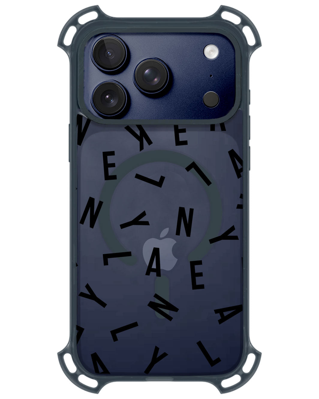 iPhone Rearguard UltimateZ - CUSTOM MONOGRAM 1.0 Noir