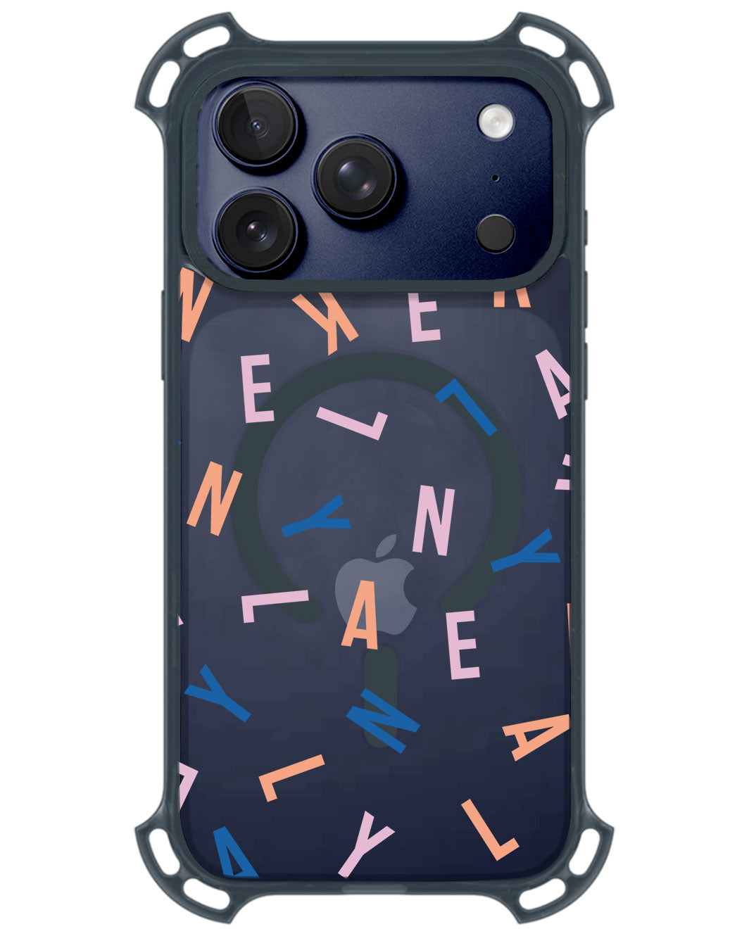 iPhone Rearguard UltimateZ - CUSTOM MONOGRAM 1.0 Rainbow
