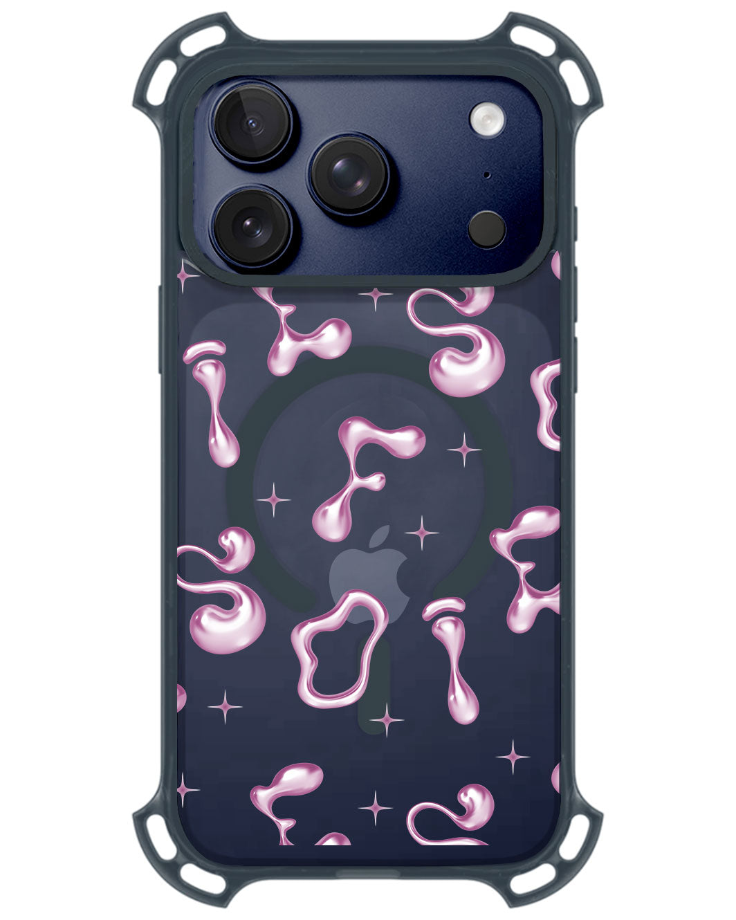 iPhone Rearguard UltimateZ - Pink Chrome Monogram