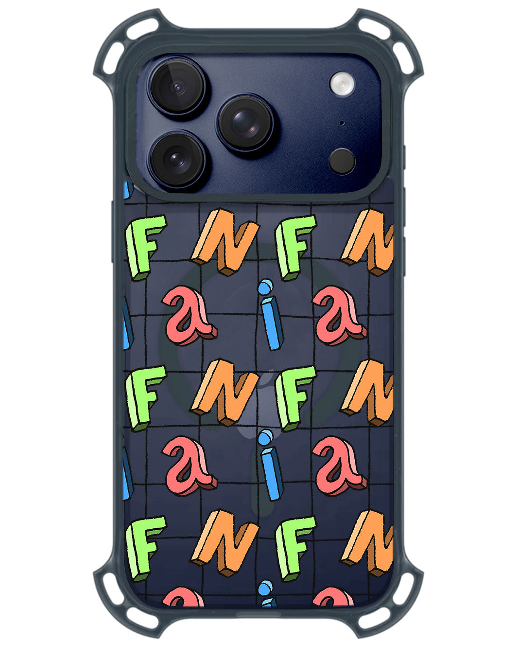 iPhone Rearguard UltimateZ - Playful Monogram