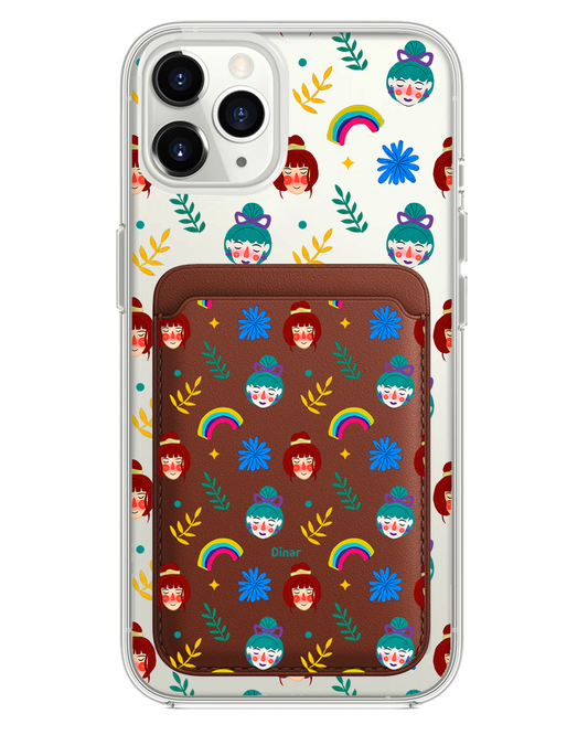 حافظة مغناطيسية لهاتف iPhone - فتاة غير مشروطة